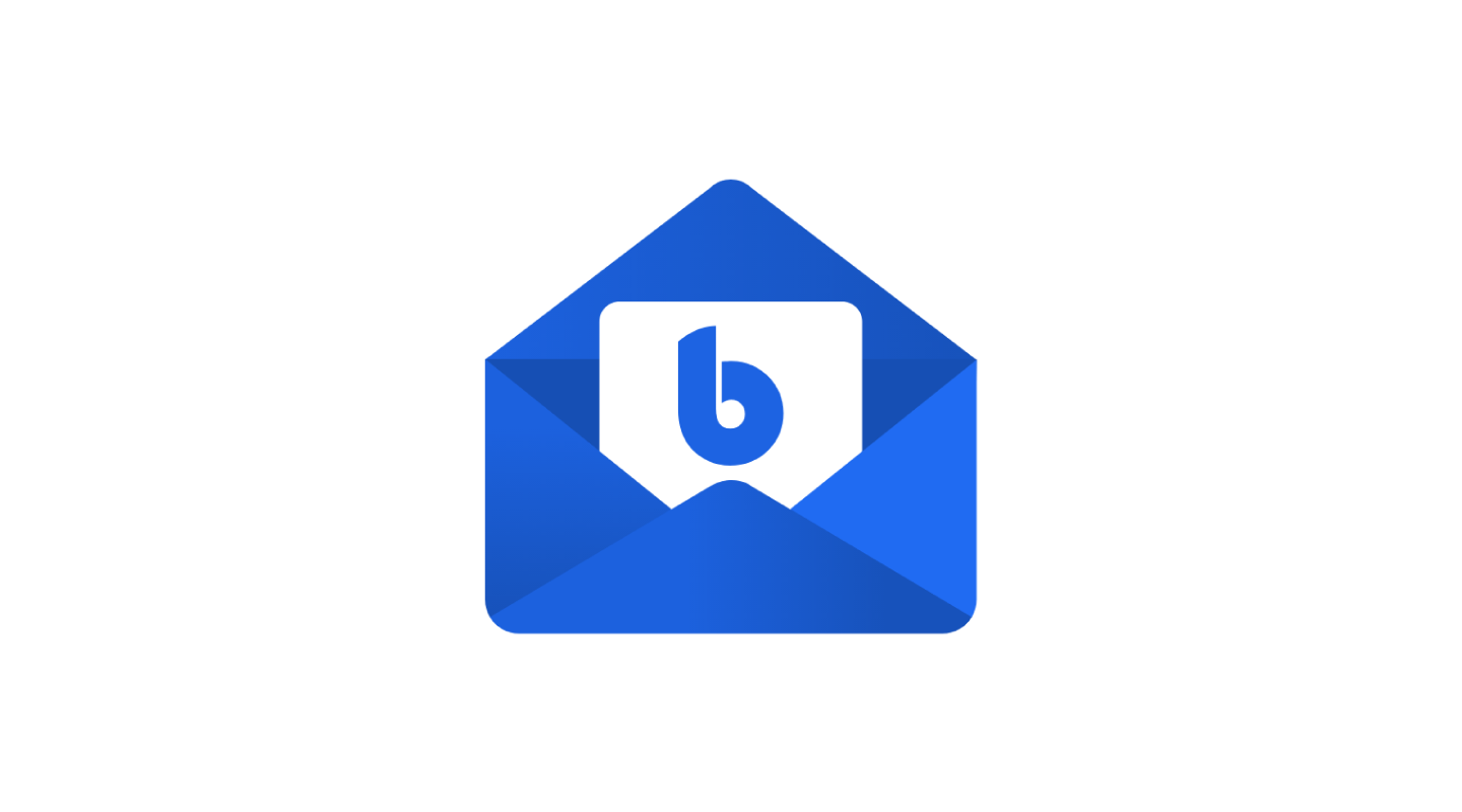 Emailadres instellen in BlueMail Support Hosting2GO